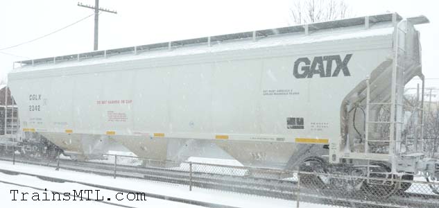 Car/wagon CGLX2342 left side / coté gauche